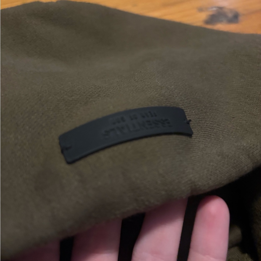 Brown/black FOG hoodie (medium)